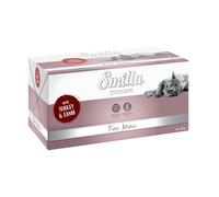 Smilla Fine Menù 8 x 100 g Alimento umido per gatti - Tacchino & Agnello