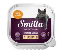Smilla Sterilised in Vaschetta 6 x 100 g Alimento umido per gatti - Tacchino puro