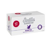 Smilla Veterinary Diet Diabetes Manzo umido gatto - 8 x 100 g