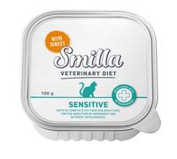 Prezzo speciale! 8 x 100 g Smilla Veterinary Diet umido per gatto - Sensitive Tacchino