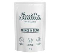 Smilla Young Sterilised Bocconcini in Salsa con Verdure in Busta umido - Set %: 24 x 85 g Salmone e Zucca