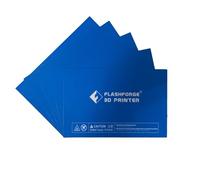 Smilyeez FlashForge HP-00057 - Adesivi per piattaforma Creator Pro, Creator Pro 2, Dreamer, Dreamer NX e Inventor, superficie di costruzione originale, 232 x 154 mm, confezione da 5
