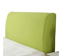 Smingm Copri Testata Letto Matrimoniale Elastica Fodera Protezione Testata Elastico All-inclusive Coperchio Europeo Soft Cover Lavabile Cover Testata Letto verde 110-140cm