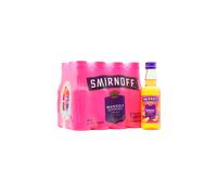 Smirnoff - Mango & Passionfruit Twist Vodka 5cl x 12 37.5% ABV Miniatures,(...