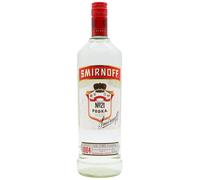 Smirnoff - No. 21 Red Label Vodka 100cl 37.5% ABV (1 Litre)