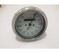 Smith 120 Mph Bianco Viso Corpo IN Metallo Per Moto Classiche BSA Triumph Norton