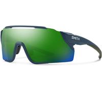 Smith - Occhiali da sole - Attack MAG Mtb Matte Olive Green Chromapop Green Mirror - Blu navy Blu navy