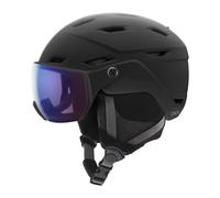 Smith - Casco da sci - Survey Eu Matte Black Chromapop Photochromic Rose Flash - Taglia 51-55 cm - Nero