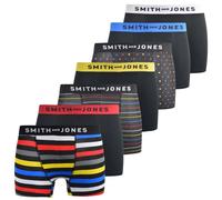 Smith & Jones Leland Boxer Design Assortiti Uomo Misura Confezione 7 (BG1750)
