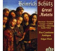 Heinrich Schutz – Great Motets – CD – Alto