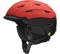 Smith Level MIPS, casco da sci, rosso/nero 55-59cm Matte Patrol/Black
