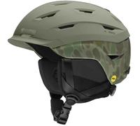 Smith Level MIPS Casco Sci Snowboard Damen Herren High Fives Camo Olive