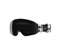 Smith - Maschera da sci - 4D Mag S Black Marble Chromapop Sun Black in Silicone - Nero