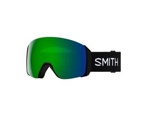 Smith - Maschera da sci - 4D Mag Xl Black Chromapop Sun Green Mirror in Silicone - Nero