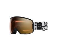 Smith - Maschera da sci fotocromatica - Proxy Black Marble Chromapop Pro Photochromic Gold Mirror - Bianco