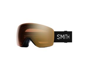 Smith - Maschera da sci fotocromatica - Skyline Black Chromapop Pro Photochromic Gold Mirror - Nero