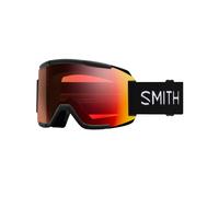 Smith - Maschera da sci fotocromatica - Squad Black Chromapop Pro Photochromic Red Mirror in Silicone - Nero