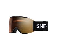 Smith - Maschera da sci fotocromatica - Squad Mag Black Chromapop Pro Photochromic Gold Mirror - Nero