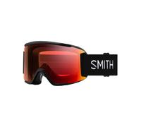 Smith - Maschera da sci fotocromatica - Squad S Black Chromapop Pro Photochromic Red Mirror in Silicone - Nero