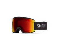 Smith - Maschera da sci - Squad Black Chromapop Sun Red Mirror - Nero
