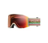 Smith - Maschera da sci - Squad Mag Straightline / Chromapop Pro Photochromic Red Mirror - Bianco
