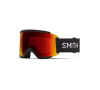 Smith - Maschera da sci - Squad Xl Black Chromapop Sun Red Mirror in Silicone - Nero