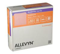 ALLEVYN ADHESIVE 10CMX10CM 10P