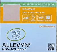 Smith & Nephew Allevyn, medicazione in schiuma non adesiva, 10 cm x 10 cm