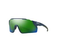 Smith - Occhiali da sole - Attack MAG Mtb Matte Olive Green Chromapop Green Mirror - Blu navy
