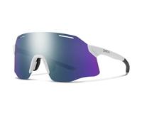 SMITH Occhiali da sole Optics Vert PivLock - Lenti Shield Performance Sport Occhiali da sole per corsa, ciclismo, MTB & More - per uomo e donna - Lenti ChromaPop a specchio bianco + viola