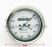 Smith Replica 0-80 Mph Tachimetro Bianco Viso Per BSA Enfield Norton Triumph