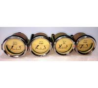 Smith’s ETG crema lunetta viso 52 mm temperatura olio carburante volt gauge