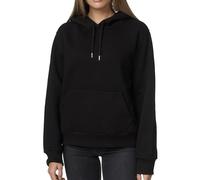 Smith & Solo Felpa con Cappuccio da Donna, in Cotone, a Maniche Lunghe, con Cappuccio, a Girocollo, Slim Fit, per Il Tempo Libero, Sport, a Maniche Lunghe, con Cappuccio, Nero, S