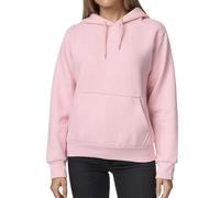 Smith & Solo Felpa con cappuccio da donna, in cotone, a maniche lunghe, con cappuccio, a girocollo, slim fit, per il tempo libero, sport, a maniche lunghe, con cappuccio, Colore: rosa., L