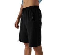 Smith & Solo Pantaloncini corti sportivi da uomo, estivi, in cotone, per M Nero