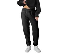 Smith & Solo Pantaloni da jogging da donna, in cotone, per l'inverno, per lo sport, per il fitness, a vita alta, per il tempo libero, per il jogging, caldi e moderni, antracite., XL