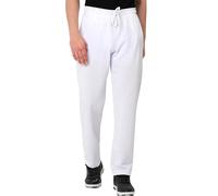 Smith & Solo Pantaloni da jogging da uomo - Jogger Uomo Moderno | Cotone Ragazzi Slim Fit Pantaloni per il tempo libero | Pantaloni sportivi - Allenamento - Pantaloni da allenamento |, bianco/dritto
