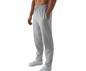 Smith & Solo Pantaloni da jogging da uomo, moderni, in cotone, slim fit, per il tempo libero, per lo sport, per l'allenamento, grigio/dritto., L