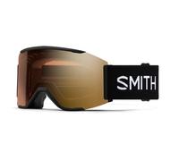 Smith - Maschera da sci fotocromatica - Squad Mag Black Chromapop Pro Photochromic Gold Mirror - Nero