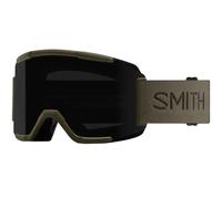 Smith Squad Maschera da Sci + Disco di Ricambio Occhiali Snowboard Foresta Nero