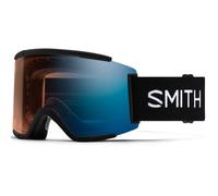 Smith - Maschera da sci - Squad Xl Black Chromapop Pro Photochromic Blue Mirror in Silicone - Nero