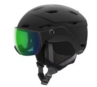 Casco con visiera Smith Survey Eu (Nero opaco Chromapop Everyday Green Mirror) 59
