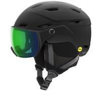 Smith Survey Casco Unisex da Sci Snowboard Black / CP Everyday Verde Mirror