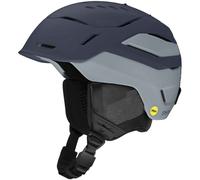 Smith - Casco da sci/snowboard - Vantage 2 MIPS Matte Royal Navy / Wolf Gray - Taglia 55-59 cm - Blu navy