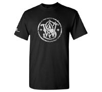 Smith & Wesson Smith e Wesson Nero Distressed Circle Logo Tee Black Medium
