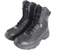 Smith & Wesson Stivali da uomo Scout 20,3 cm, in nylon, tattici militari, con cerniera laterale, da lavoro, combattimento soldato, nero, 39.5 EU