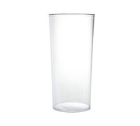 Smithers Oasis, vaso cilindrico in materiale acrilico, leggero e resistente, altezza di 25 cm, colore trasparente Clear