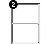 SmithPackaging Etichette autoadesive A4, 2 etichette per foglio, 100 fogli, 199,6 x 143,5 mm, 200 etichette