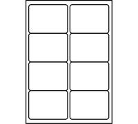 SmithPackaging Etichette autoadesive A4, 8 etichette per foglio, 100 fogli, 99,1 x 67,7 mm, 800 etichette