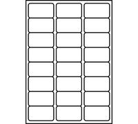 SmithPackaging Etichette autoadesive, formato A4, 24 etichette per foglio, 100 fogli, 63,5 x 33,9 mm, 2400 etichette